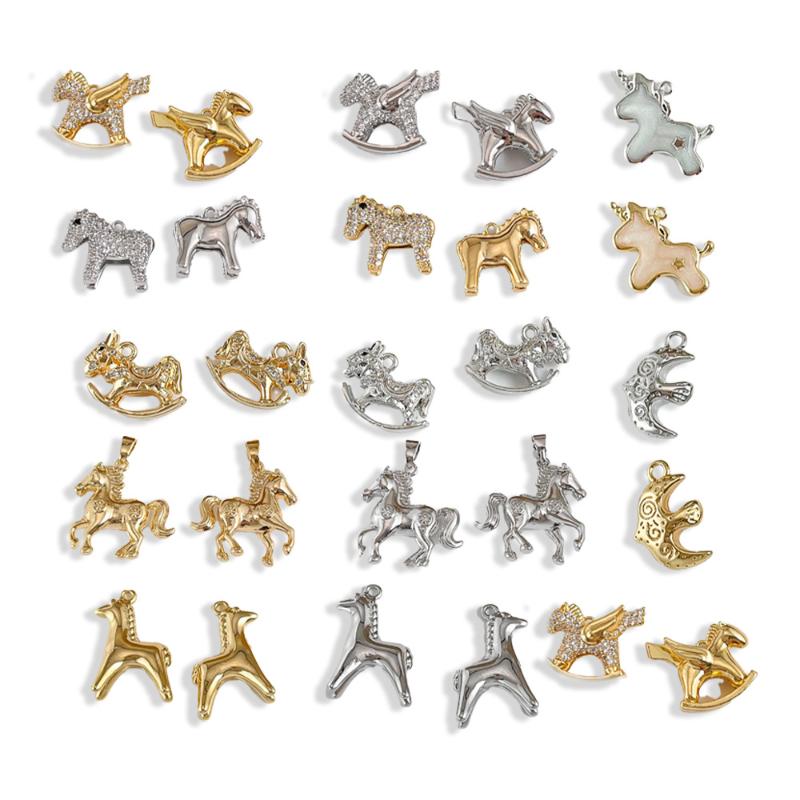 Jewelry Making In La - [HS][LA] 1PC Pendentifs Poney Breloques Cheval