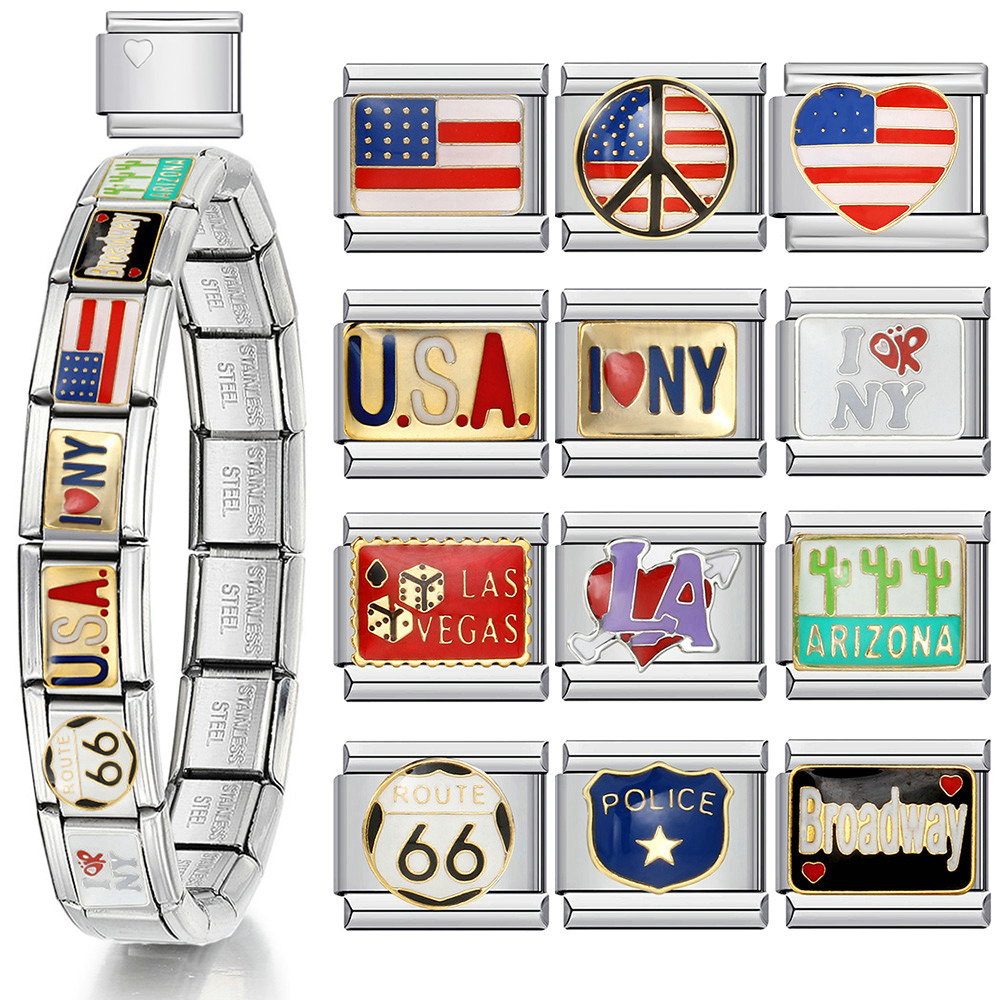 Jewelry Making In La - Bracelet à breloques italien Y2K en