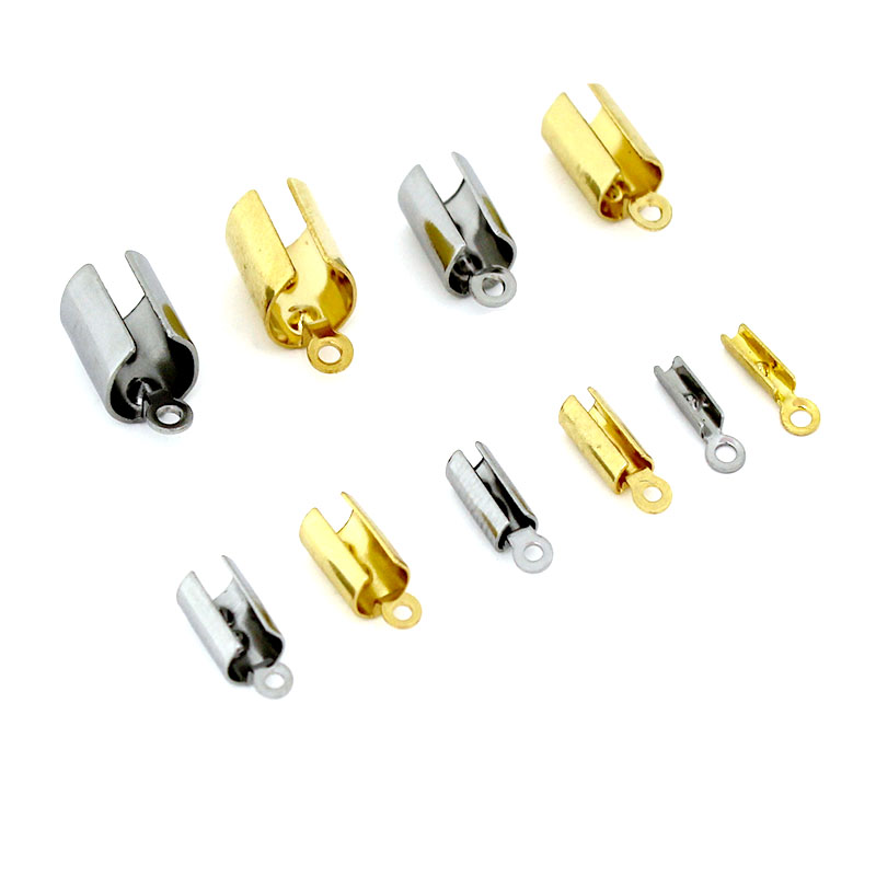 Jewelry Making Supplies - Fermoirs d'extrémité à sertir en acier