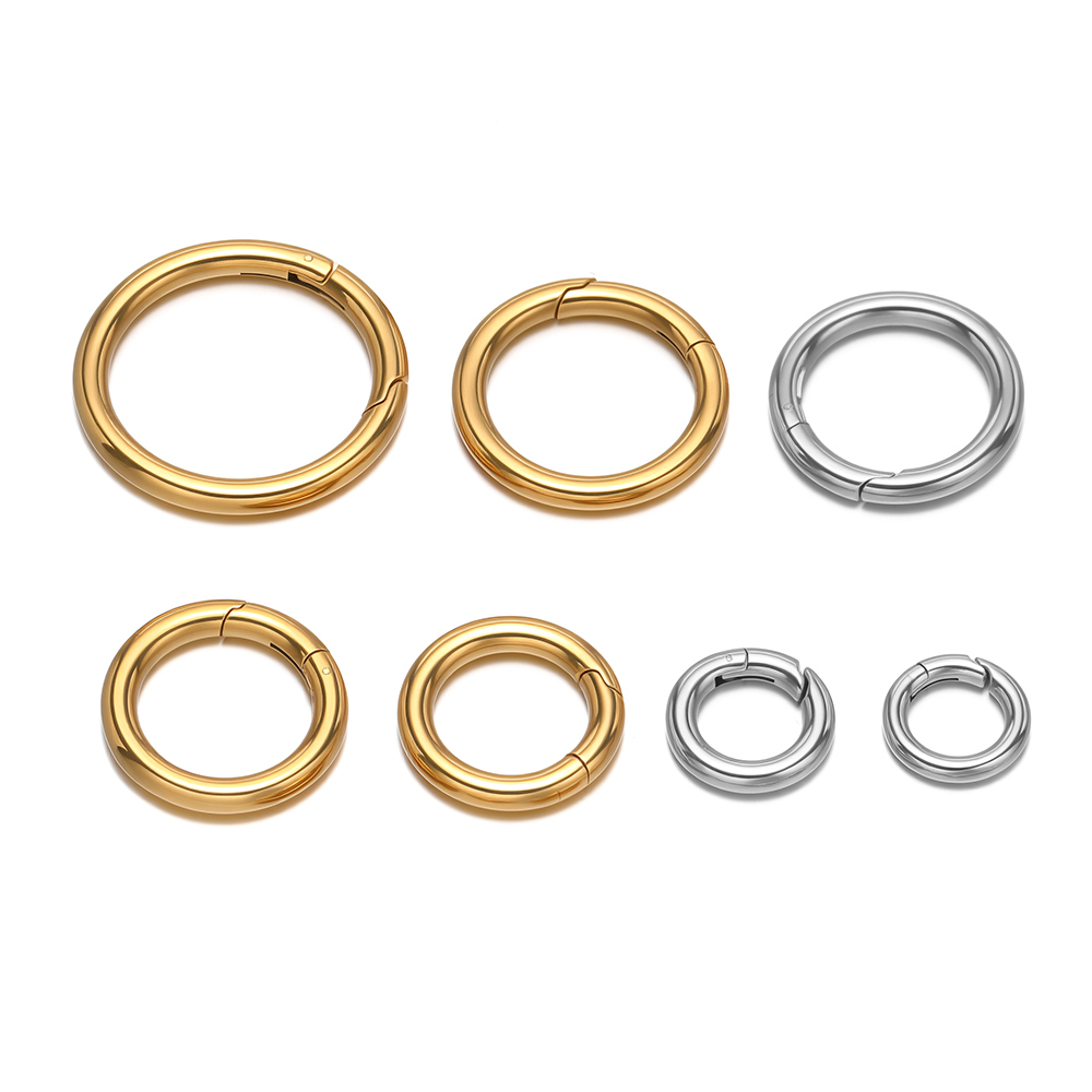 Jewelry Making Kit For Adults - Fermoirs à ressort ronds en acier