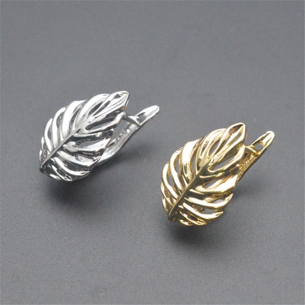 Jewelry Making Supplies - 1/2 pièces Boucles d'oreilles en laiton