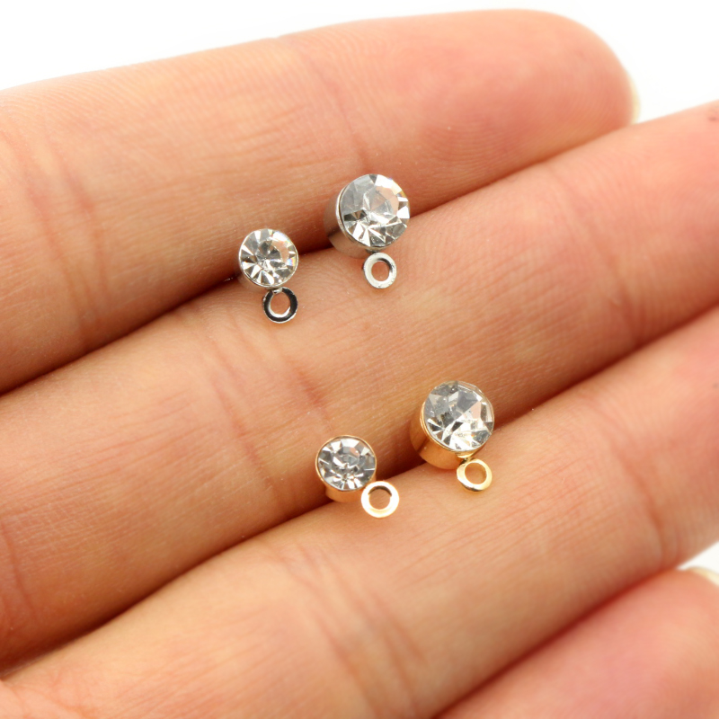 Jewelry Making Basics - 50pcs boucles d'oreilles broches avec Zircon
