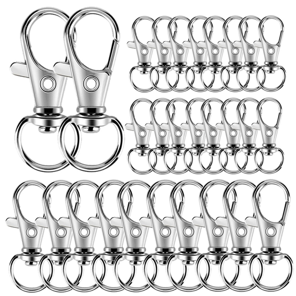 25-200 pièces Mousquetons pivo - Jewelry Making Hoops avis et prix