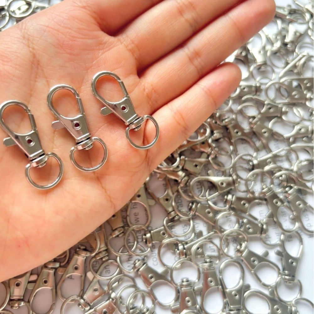 25-200 pièces Mousquetons pivo - Jewelry Making Hoops avis et prix