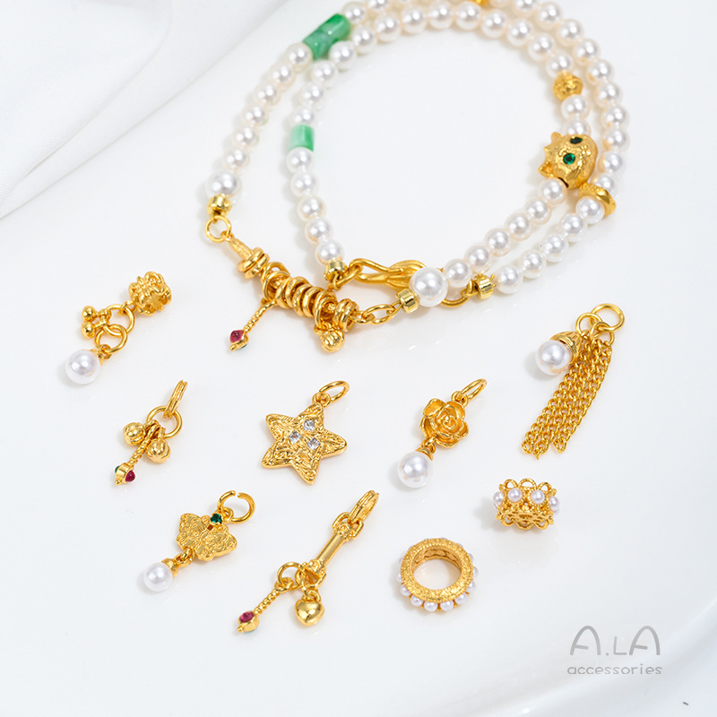Perles de sable dorées du Viet - Jewelry Making Vietnam avis et prix