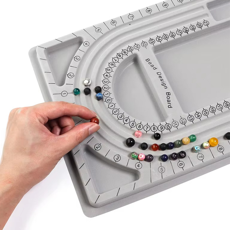 Planche de perles floquées gri - Jewelry Making Table avis et prix