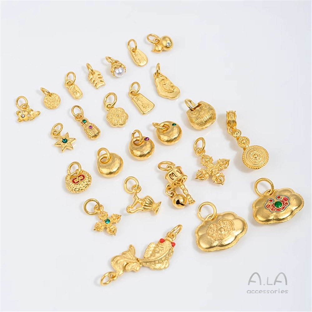 Pendentifs Ruyi Gourd Pixiu vi - Jewelry Making Vietnam avis et prix