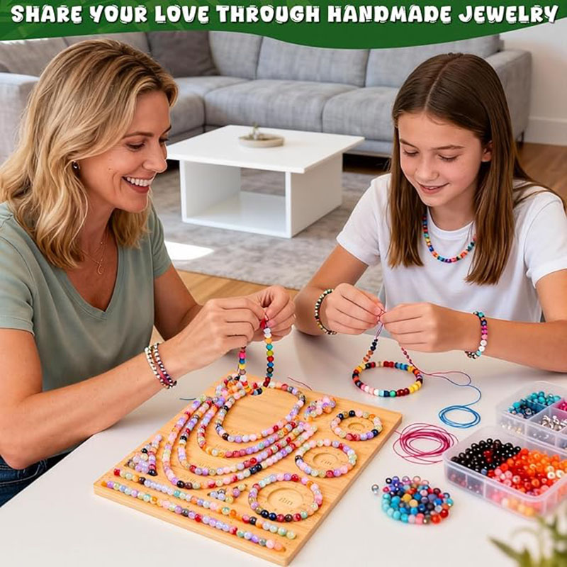 Plateau de perlage en bambou p - Jewelry Making Table avis et prix