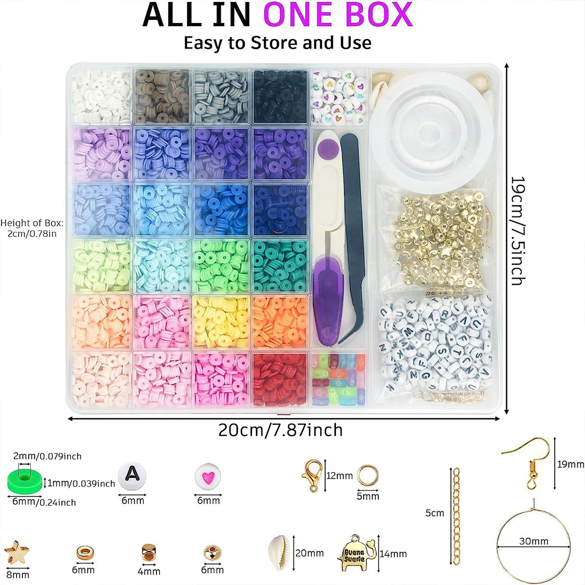 6000 pièces 24 couleurs perles - Jewelry Making Degree avis et prix