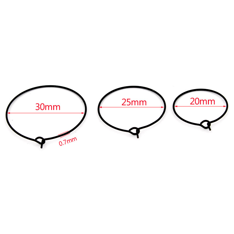 20 pièces de cerceaux d'oreill - Jewelry Making Loops avis et prix