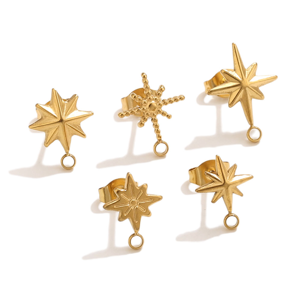6 pièces Clous d'oreilles étoi - Jewelry Making Degree avis et prix