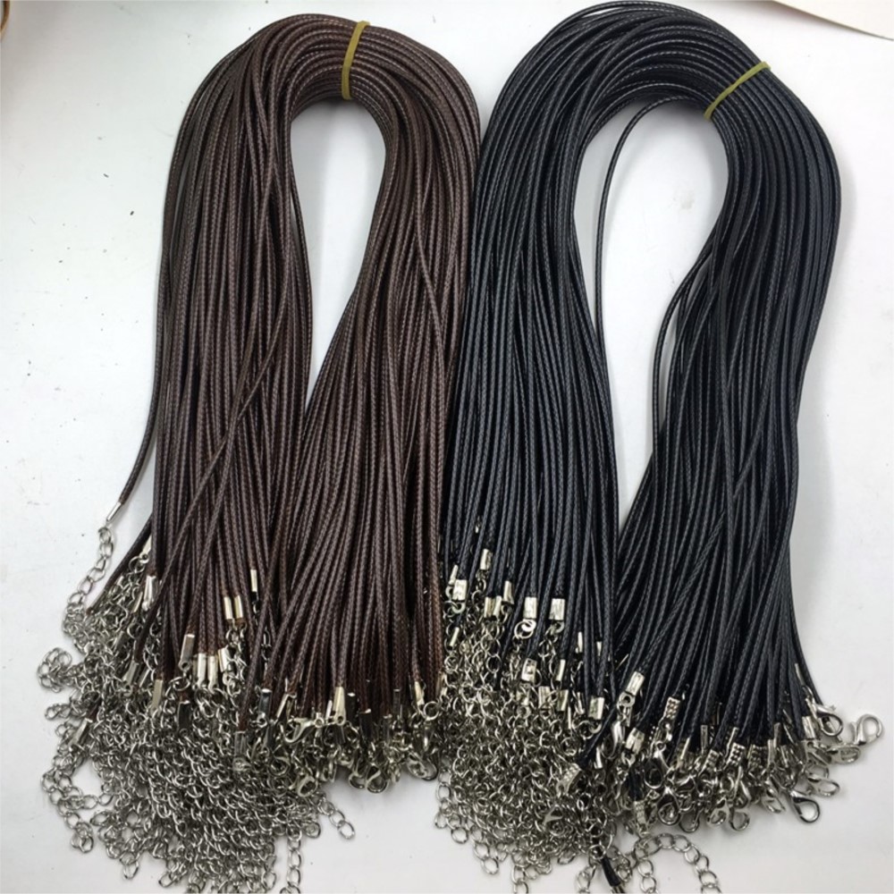 Cordon de collier ciré marron  - Jewelry Making Wax avis et prix