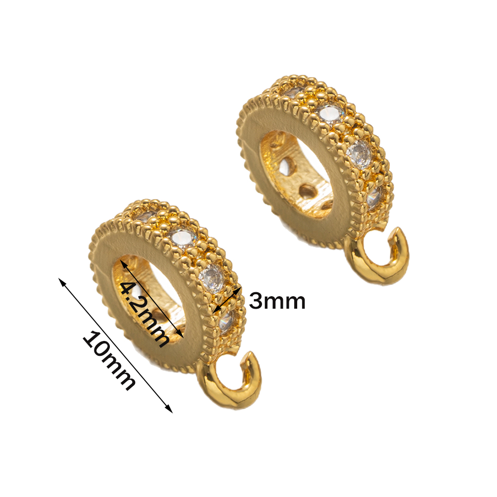 5 pièces 18K plaqué or laiton  - Jewelry Making Loops avis et prix