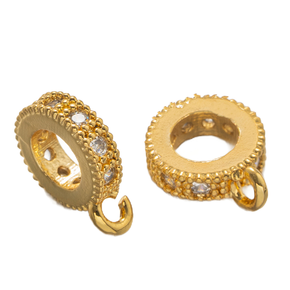 5 pièces 18K plaqué or laiton  - Jewelry Making Loops avis et prix