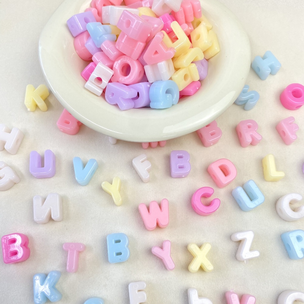 Perles de lettres en acrylique - Jewelry Making Degree avis et prix