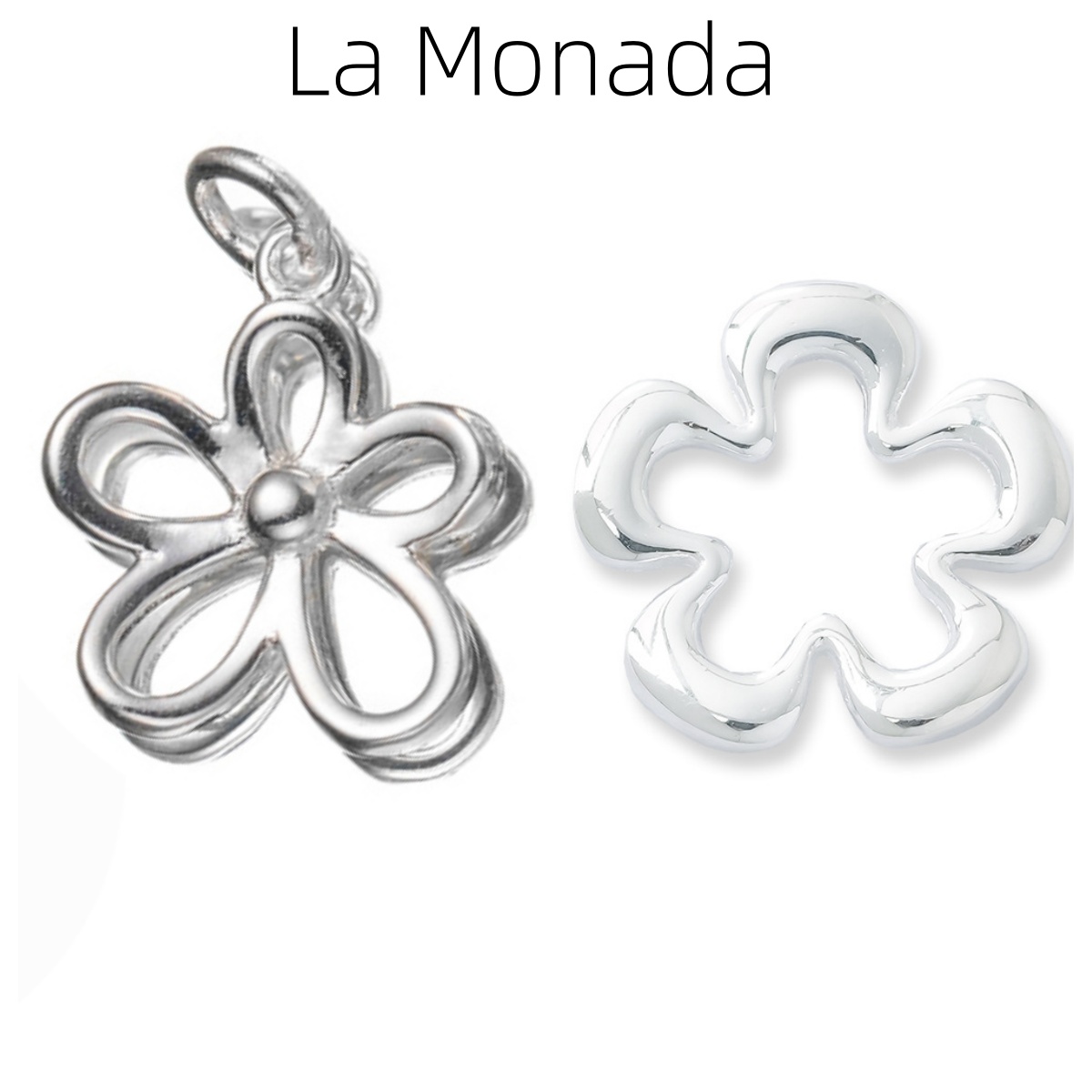 Pendentif breloque fleur creus - Jewelry Making In La avis et prix