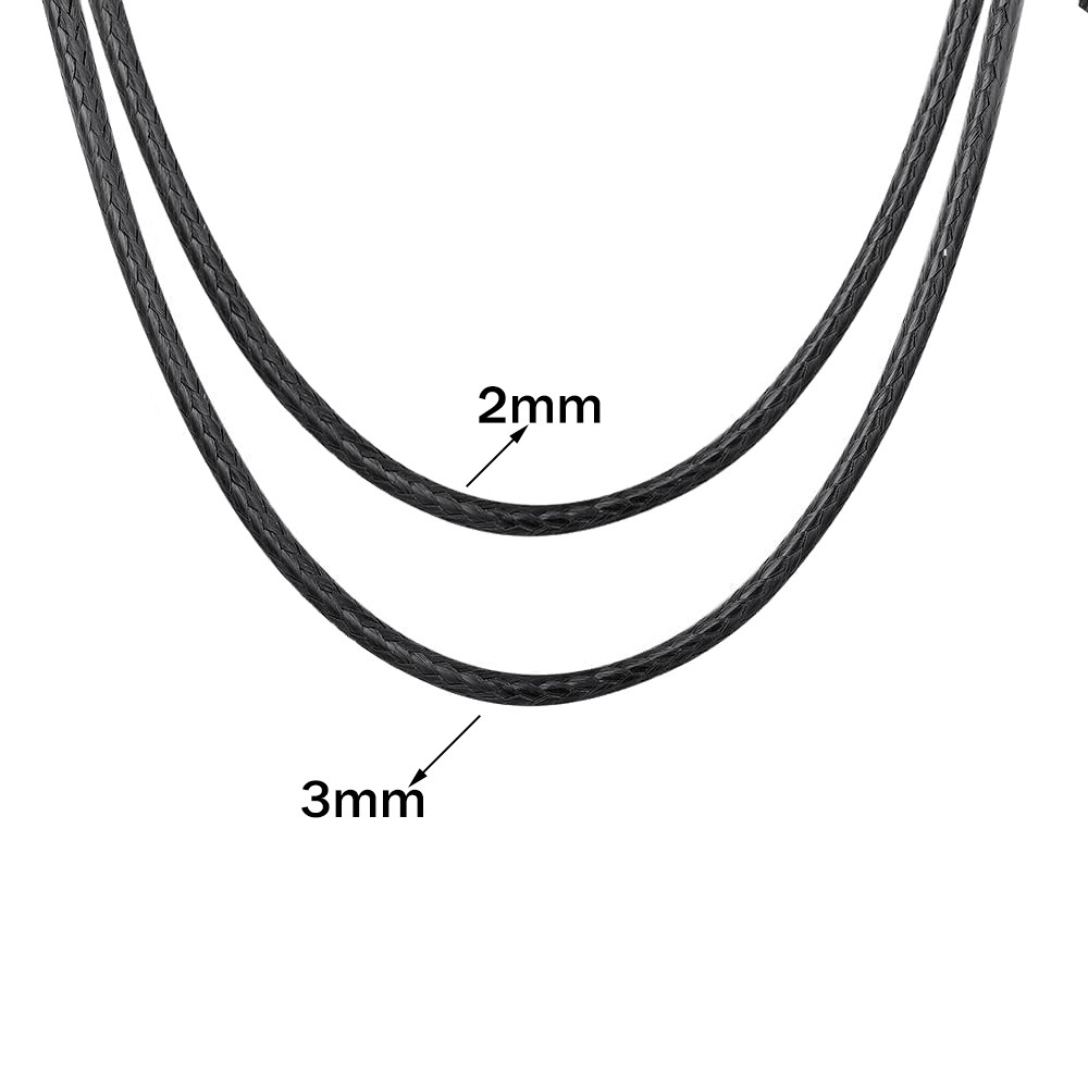 2MM/3MM 45/50/60cm noir imperm - Jewelry Making Wax avis et prix