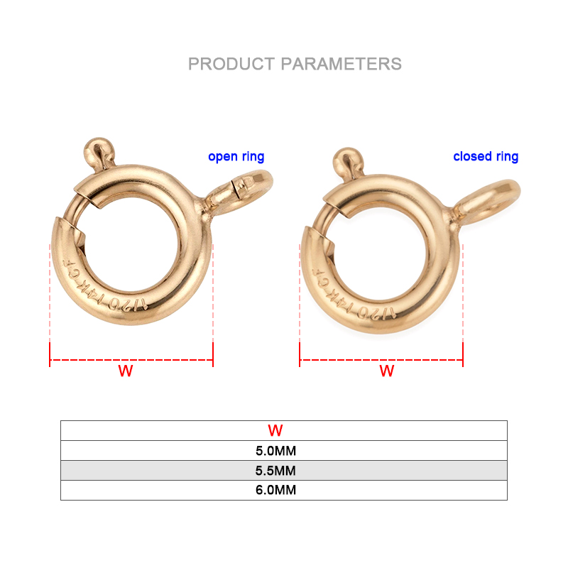 Fermoirs à ressort en or rempl - Jewelry Making Supplies avis et prix